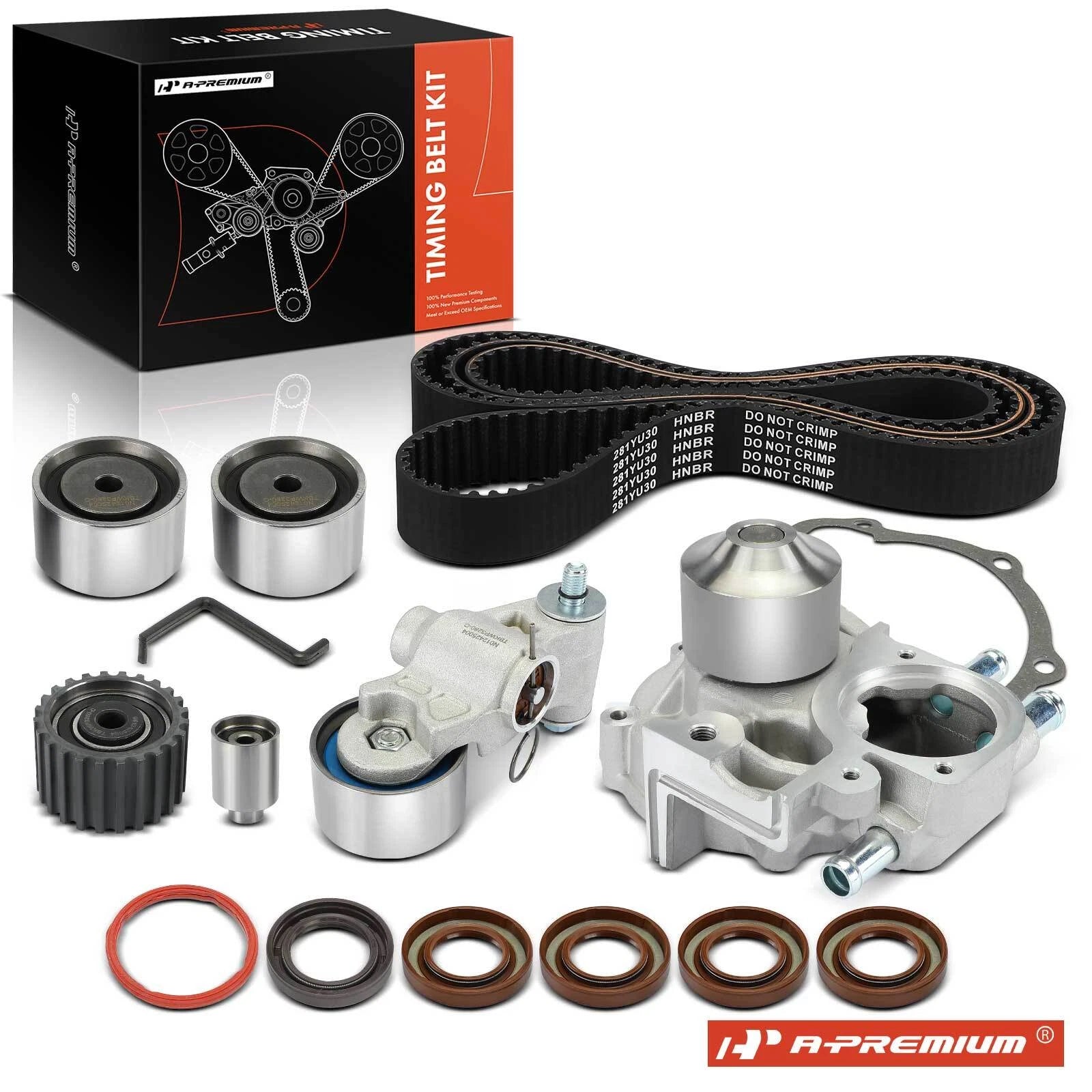 12x Timing Belt and Water Pump Kit for Subaru Outback Forester (2005–2009)