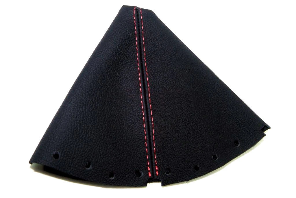 Leather Shift Boot Cover for Nissan 370Z (2008–2019) Red Stitch