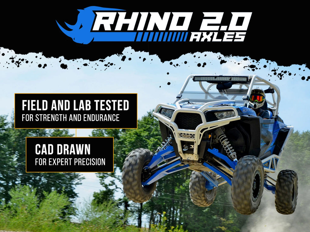SuperATV Rhino 2.0 Front Axle for Can-Am Defender XMR (2018)