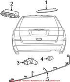 Rear Parking Aid Sensor for Dodge Challenger, Ram 3500 (OEM)
