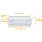 Door Shelf Bin for Whirlpool Fridge (WRS325FDAM04, WRS325FDAB06, WRS325FDAW04)