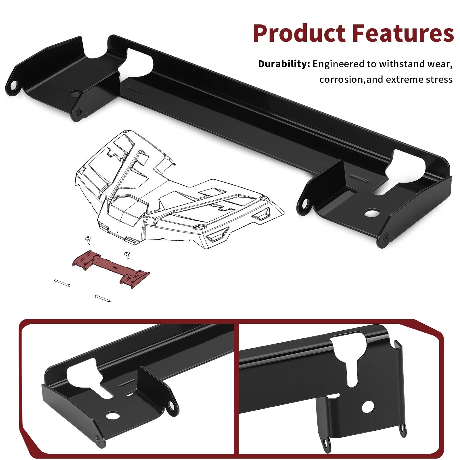 Front Rack Pivot Bracket 5259854-329 for Polaris Sportsman 570 EPS (2014–2020)