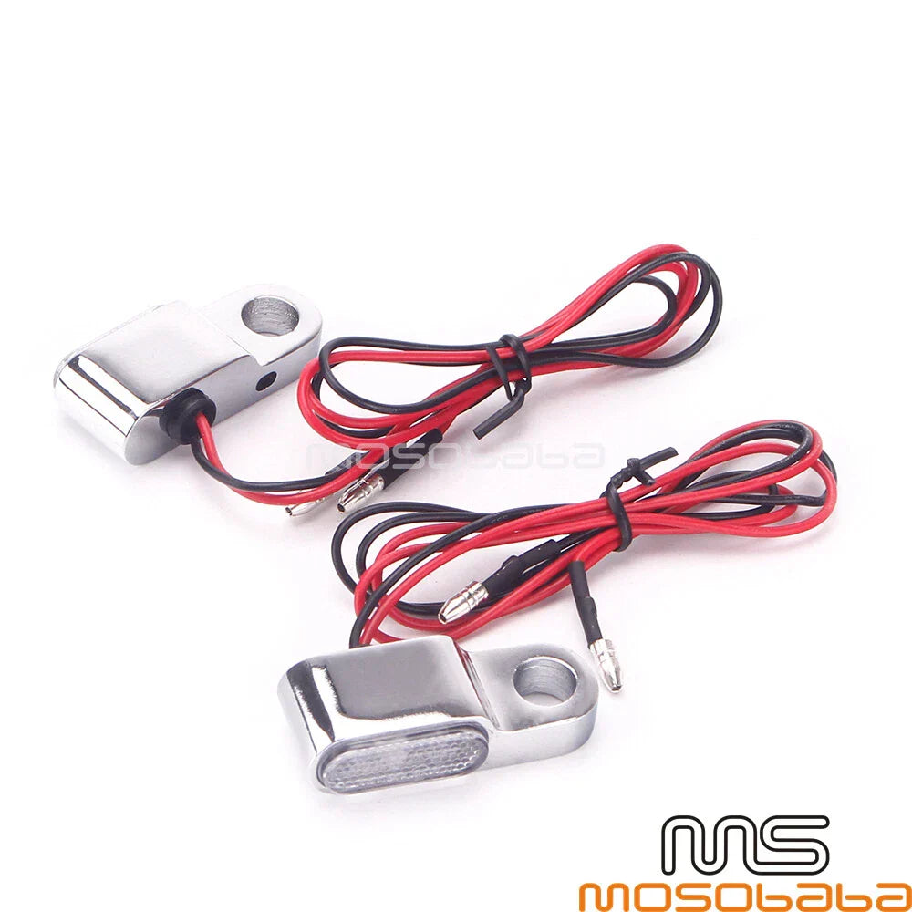 Mini LED Turn Signal Lights for Suzuki Boulevard M50 M90 Kawasaki Ninja 500 1000