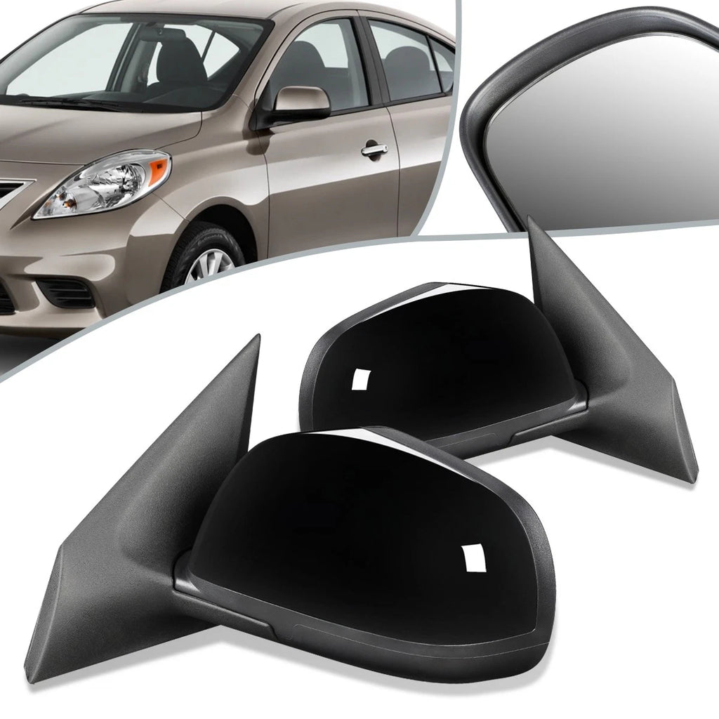 Pair Powered Side View Door Mirrors for Nissan Versa (2012–2014) NI1320227 NI1321227