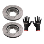 Set of 2 Front Brake Rotors for Toyota Sequoia Tundra (2000–2007)