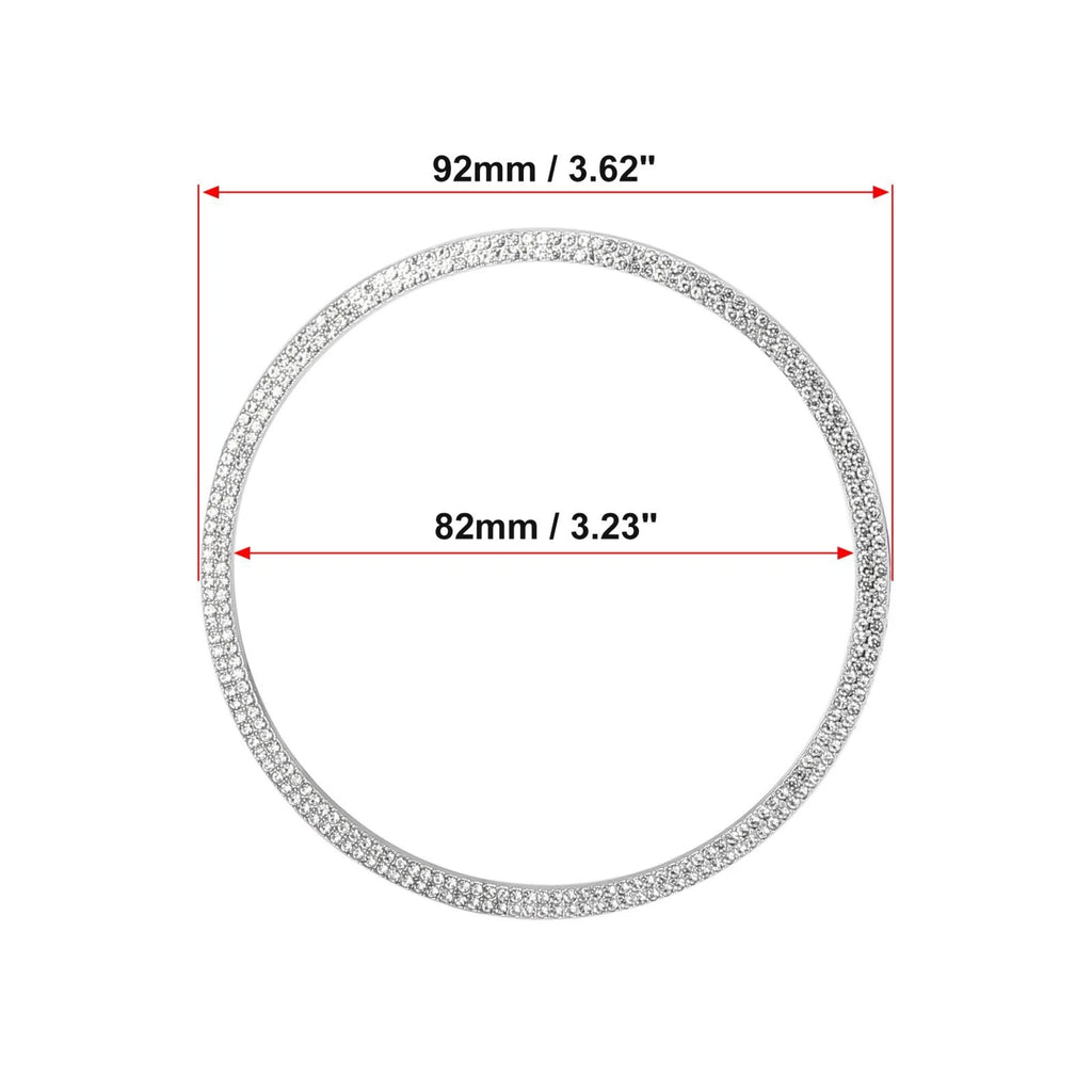 Steering Wheel Trim Ring for Audi A6 S3 RS5 A5 (Silver Tone)