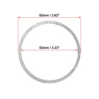 Steering Wheel Trim Ring for Audi A6 S3 RS5 A5 (Silver Tone)