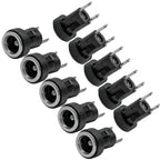 10pcs DC Power Socket Connector 5.5x2.1mm for PCB Applications