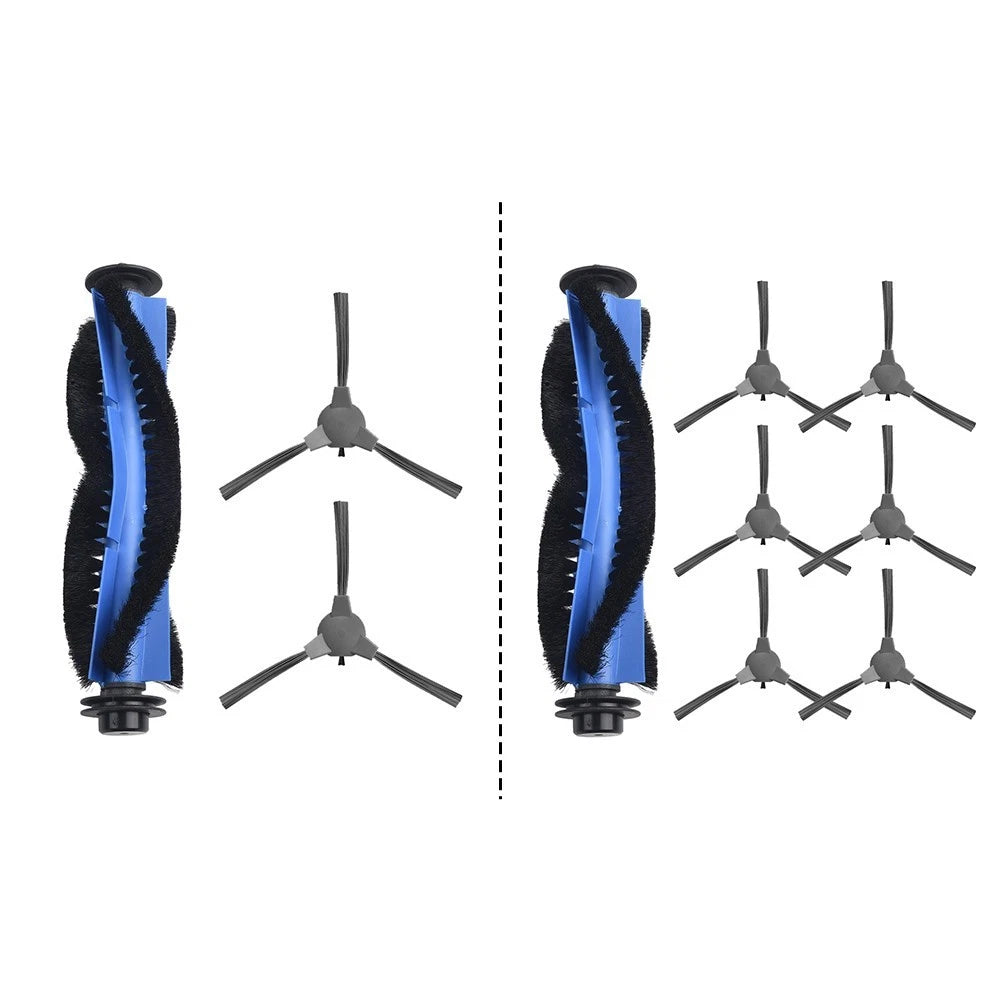Roller Brush Kit for Oulemei OLM-XCY015 Vacuum Mop (Includes 2 Side Brushes)
