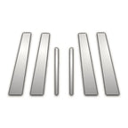 6Pc Chrome Pillar Post Covers for 2008-2012 Chevrolet Malibu