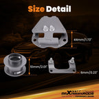 2 Inch Lift Spacers for Honda Odyssey (2018–2024) Steel Coated