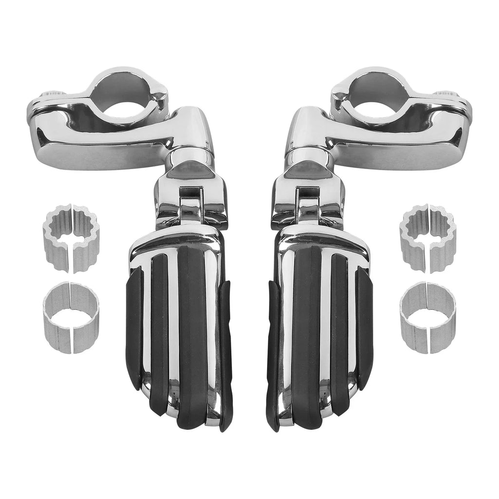 Chrome Highway Footpeg Pegs 25/32/35mm for Honda Harley Touring Dyna