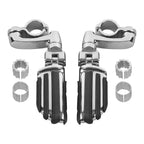 Chrome Highway Footpeg Pegs 25/32/35mm for Honda Harley Touring Dyna