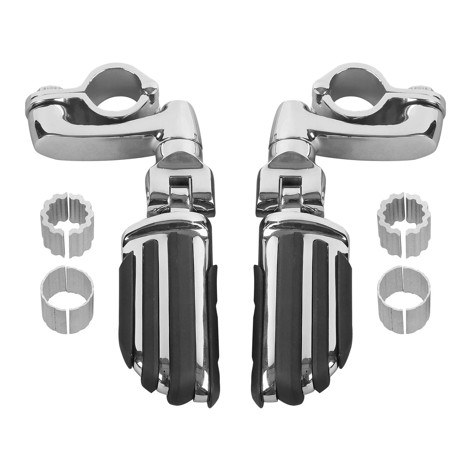 Chrome Highway Footpeg Pegs 25/32/35mm for Honda Harley Touring Dyna