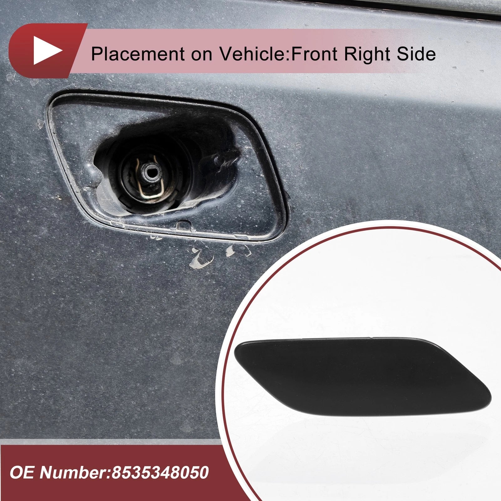 Front Right Washer Nozzle Cover Cap for Lexus RX350 (2019–2022)
