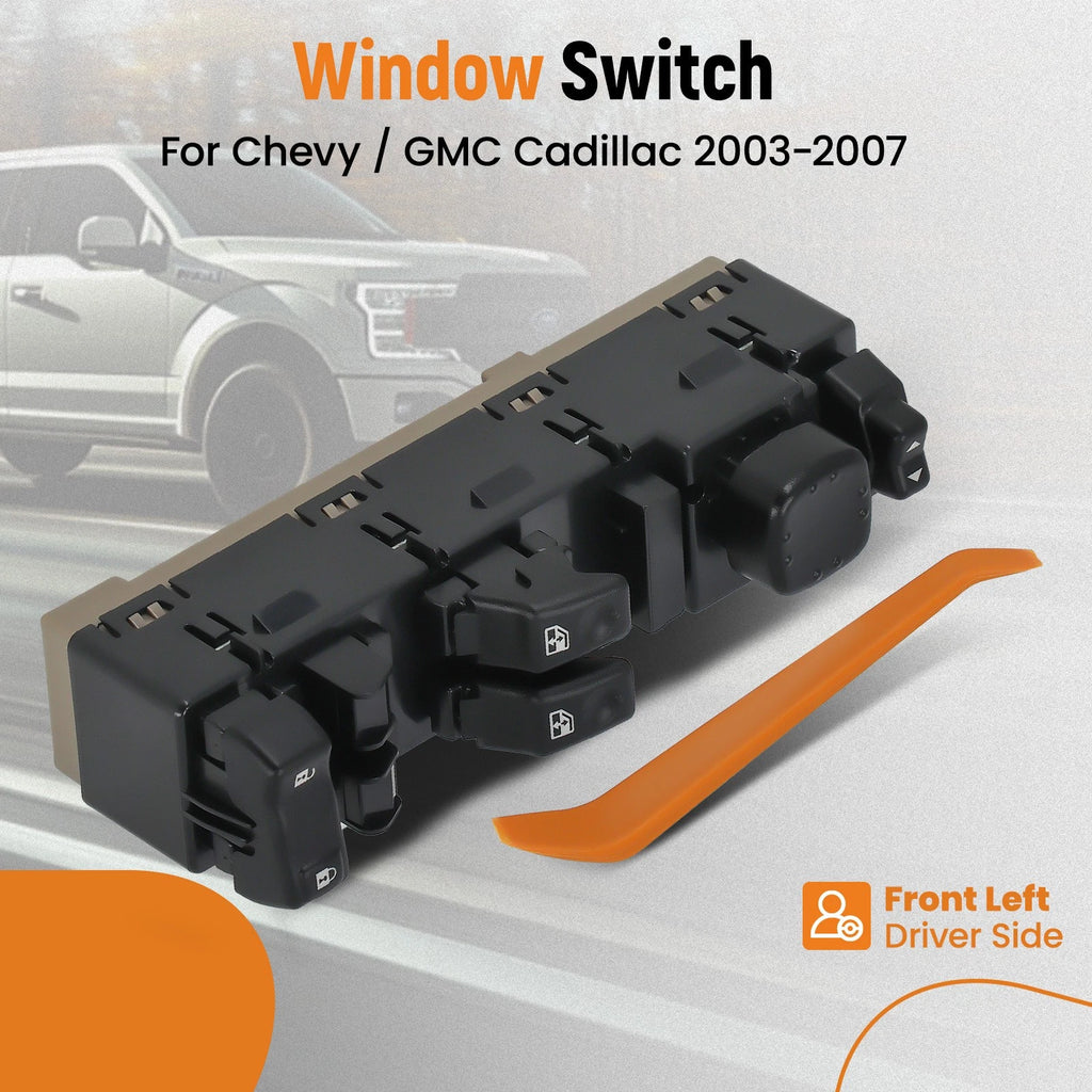 Window Switch for Chevy Silverado, GMC Sierra 1500 2500 3500 (2003–2007)