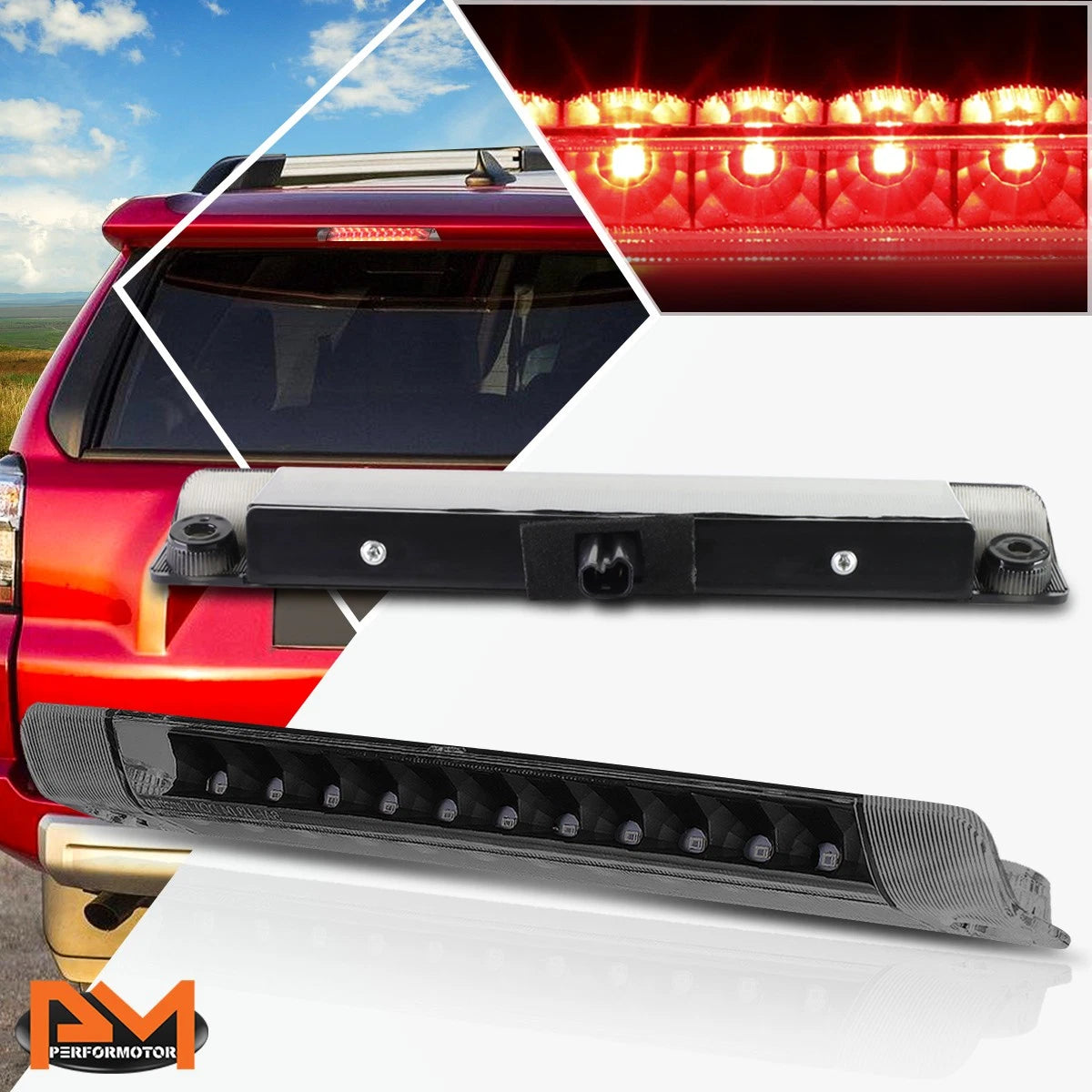LED Third Brake Light for Toyota 4Runner (2010–2016) - Tinted Housing