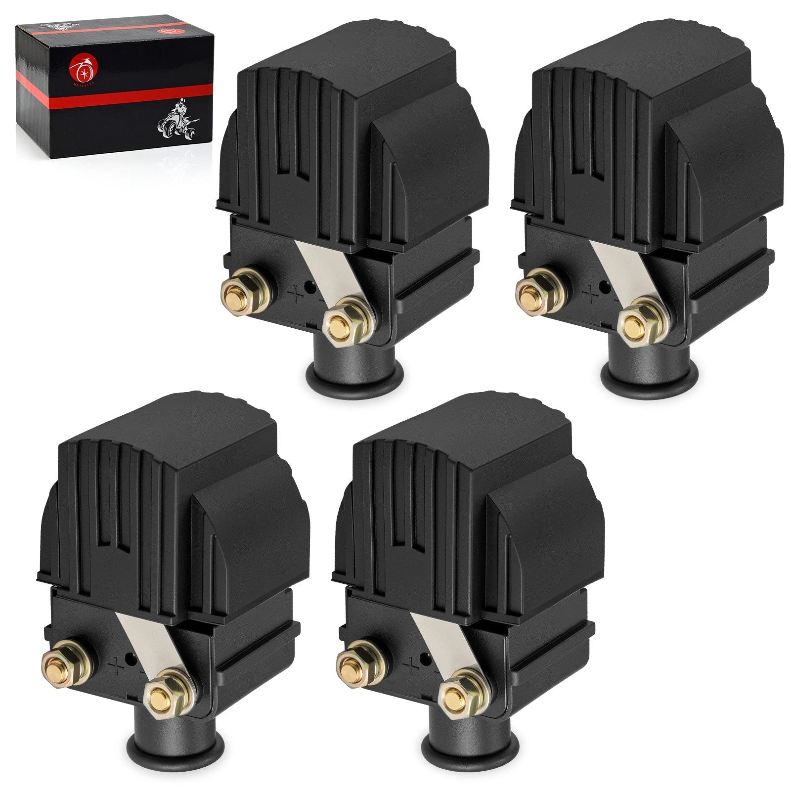 Ignition Coils 4-Pack for Mercury Outboard 25Hp (1980–2006)