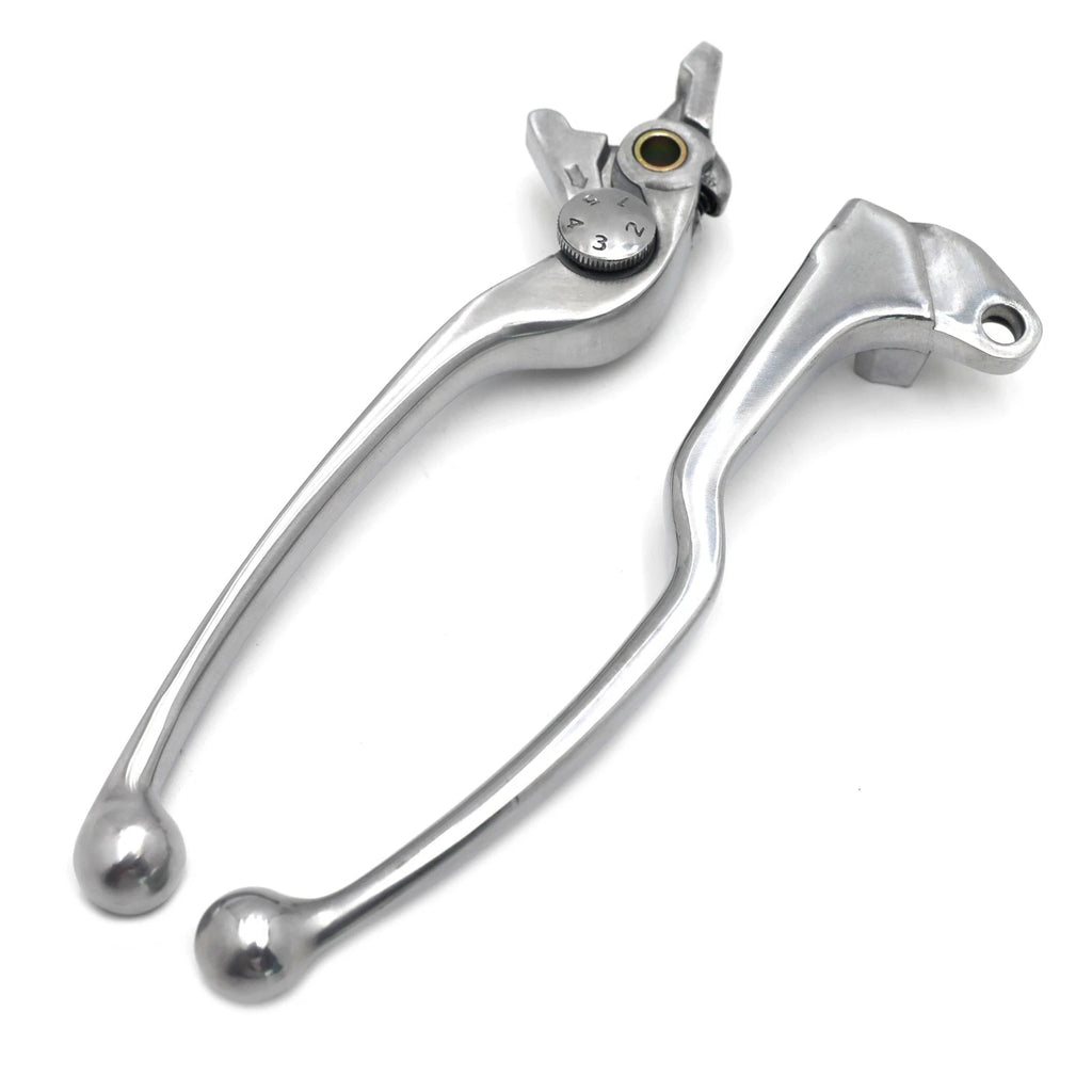 Silver Brake Clutch Levers for Suzuki GSXR600 GSXR750 GSXR1000 TL1000S GSR SFV (2000–2023)