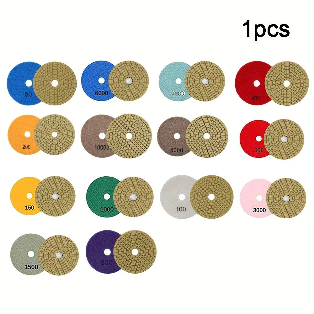 Polishing Pads for Granite Concrete Marble Glass Stone (4 Inch)