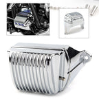 Chrome Front Voltage Regulator Cover Accent for Harley Bagger (1997–2011)