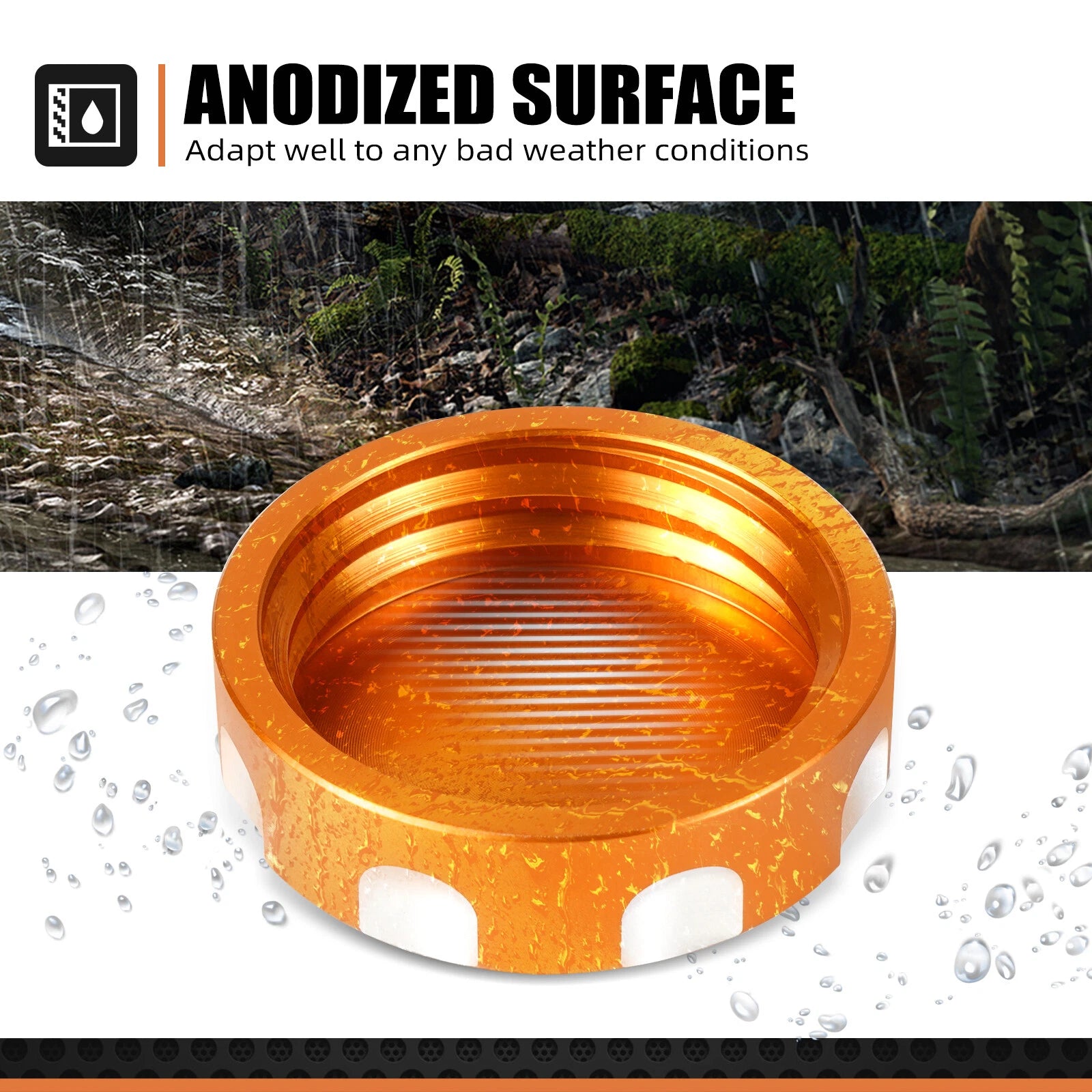 CNC Rear Brake Reservoir Cover Cap for KTM 1290 Super Duke R (2014–2020)
