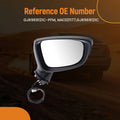 Passenger Side Mirror for Mazda 6 Sedan (2014–2016) GJR969121C, Signal Light