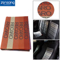 Orange JDM Fabric Cloth for Car Seat Panel Armrest Decoration 2M x 1.6M