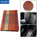 Orange JDM Fabric Cloth for Car Seat Panel Armrest Decoration 2M x 1.6M