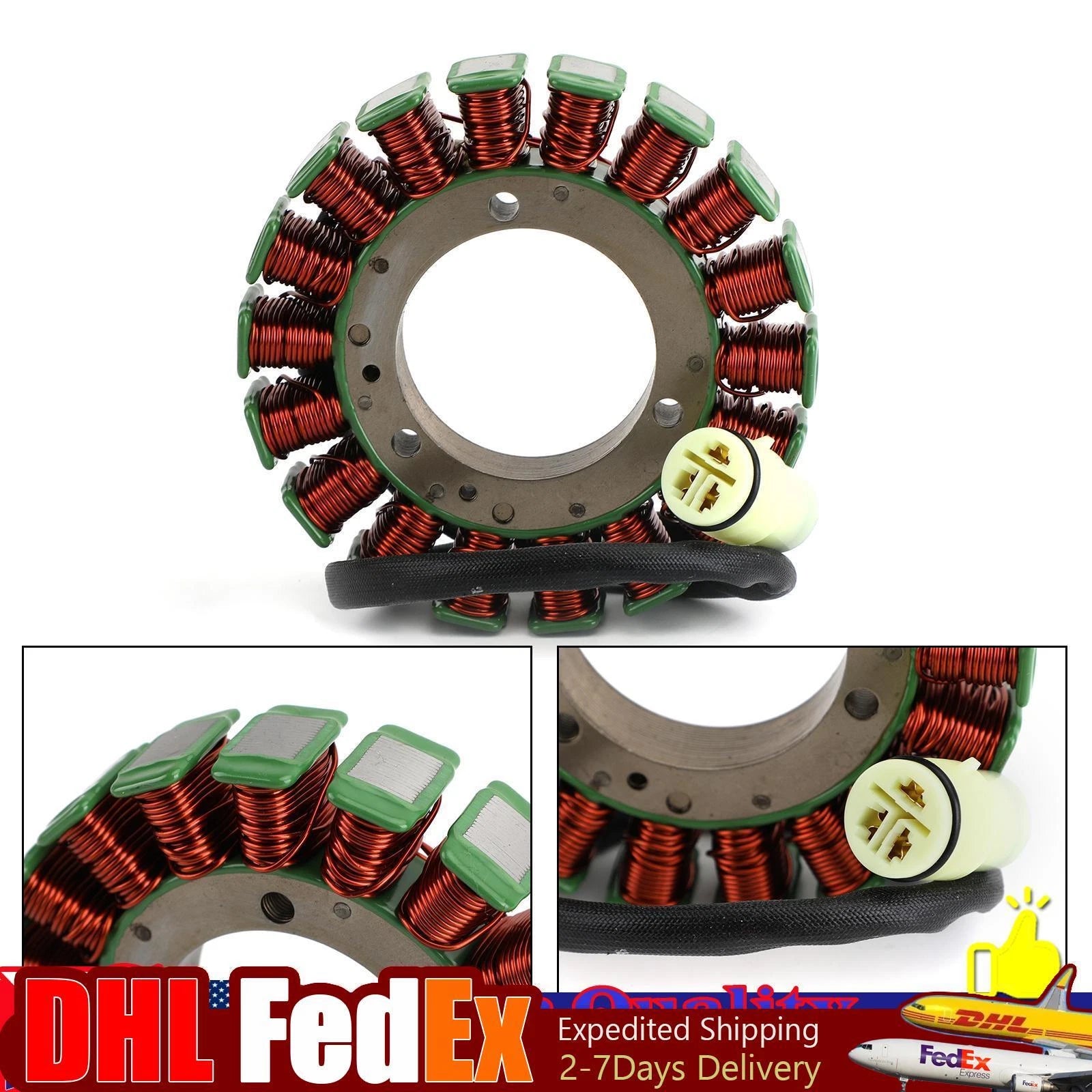 Stator Generator for Yamaha F75 F80 F90 100 Hp 4-Stroke (2000–2023) 67F-85510-01-00 804262T
