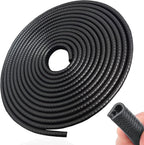 U Shape Rubber Seal Car Door Edge Guard for Universal Vehicles (16Ft)