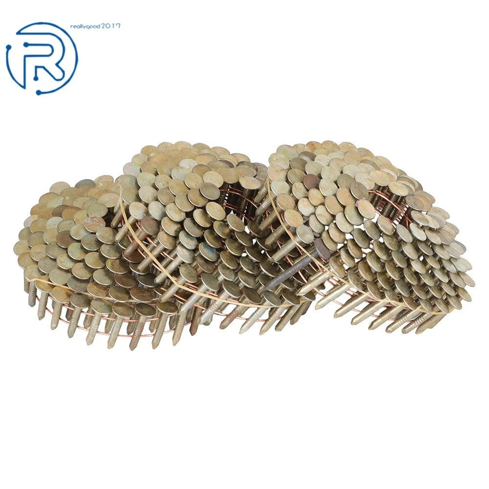 3/4" Galvanized Coil Roofing Nails for Roofing (7200 Pack)
