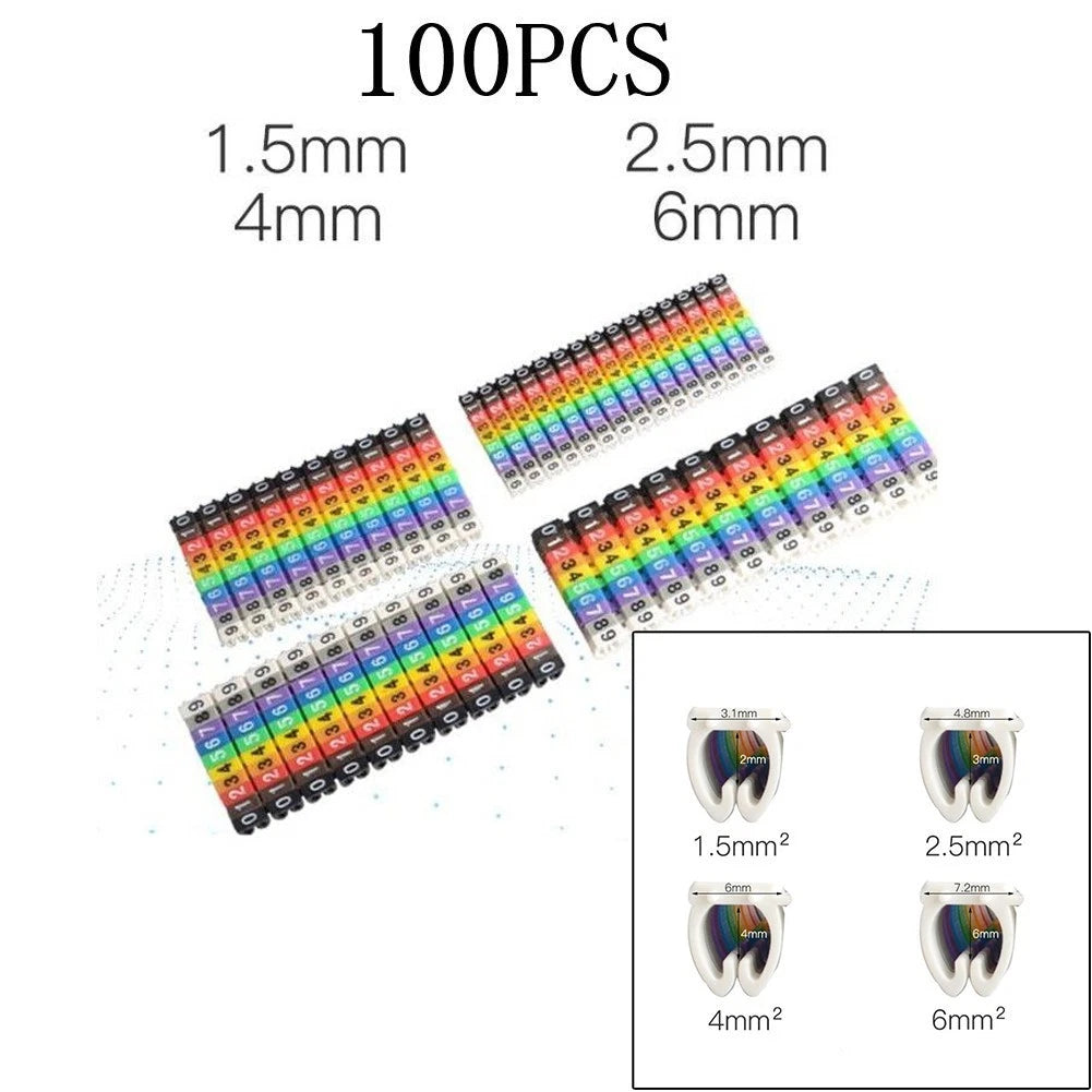 Wire Number Box Clip-on Design for Automotive Electrical Equipment