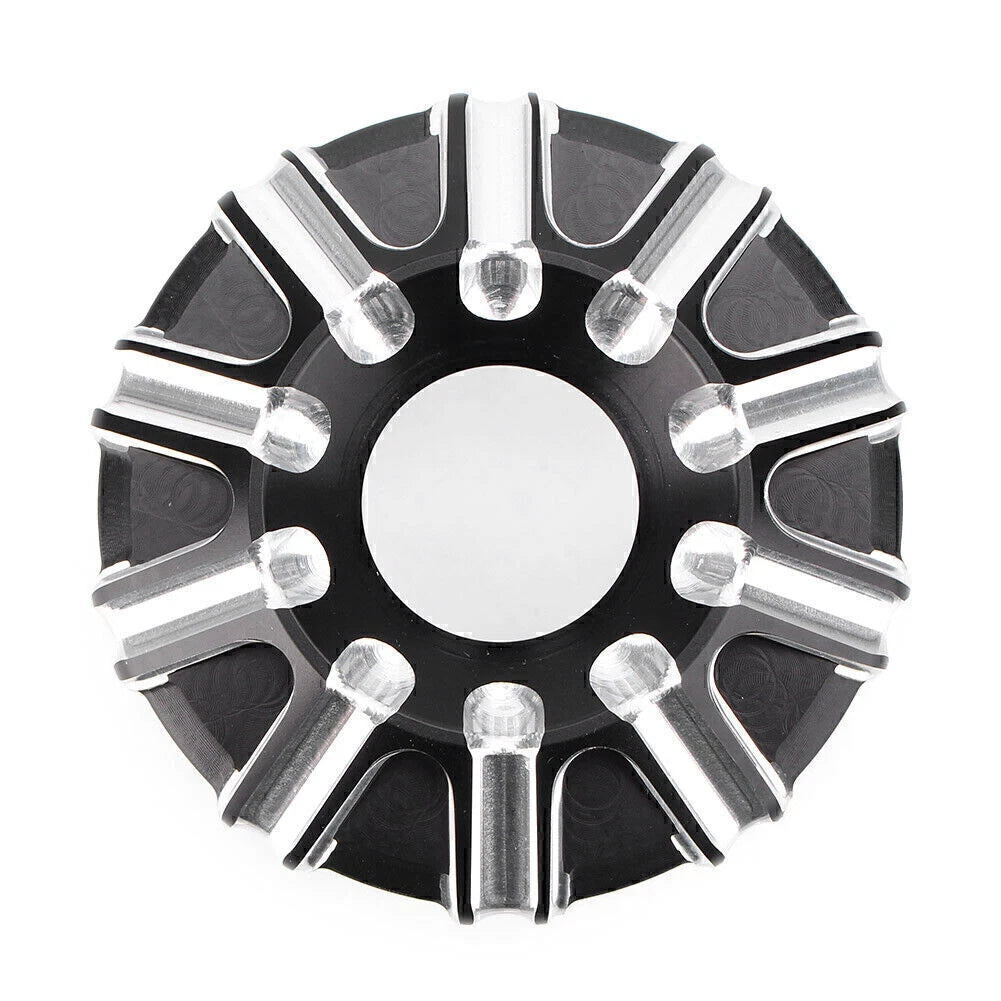 Black Aluminum Oil Filter Cover Cap Trim for Harley Twin Cam Dyna (2000–2017)