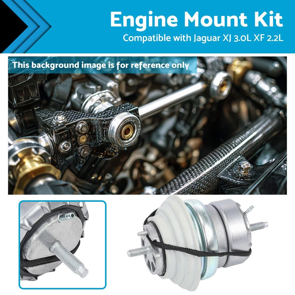 Engine Motor Mount Set for Jaguar XF 2.2L XJ 3.0L (2010–2016) C2Z13435