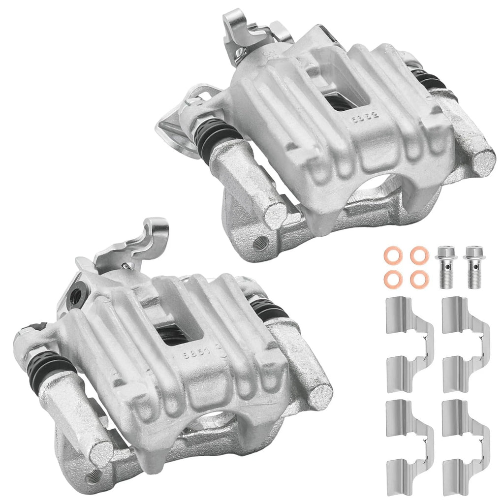 Rear Brake Calipers Set of 2 for Volkswagen Golf (2000–2005) 19B2577 19B2576