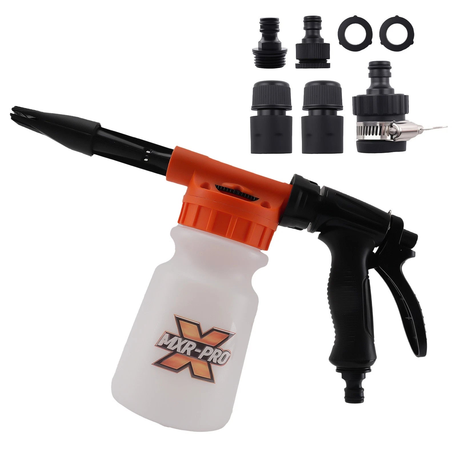 1L Foam Cannon for Garden Hose - Adjustable Soap Ratio Car Cleaning Tool