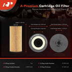 2X Engine Oil Filter for Ford F-250 F-350 F-450 Super Duty (2003–2010)