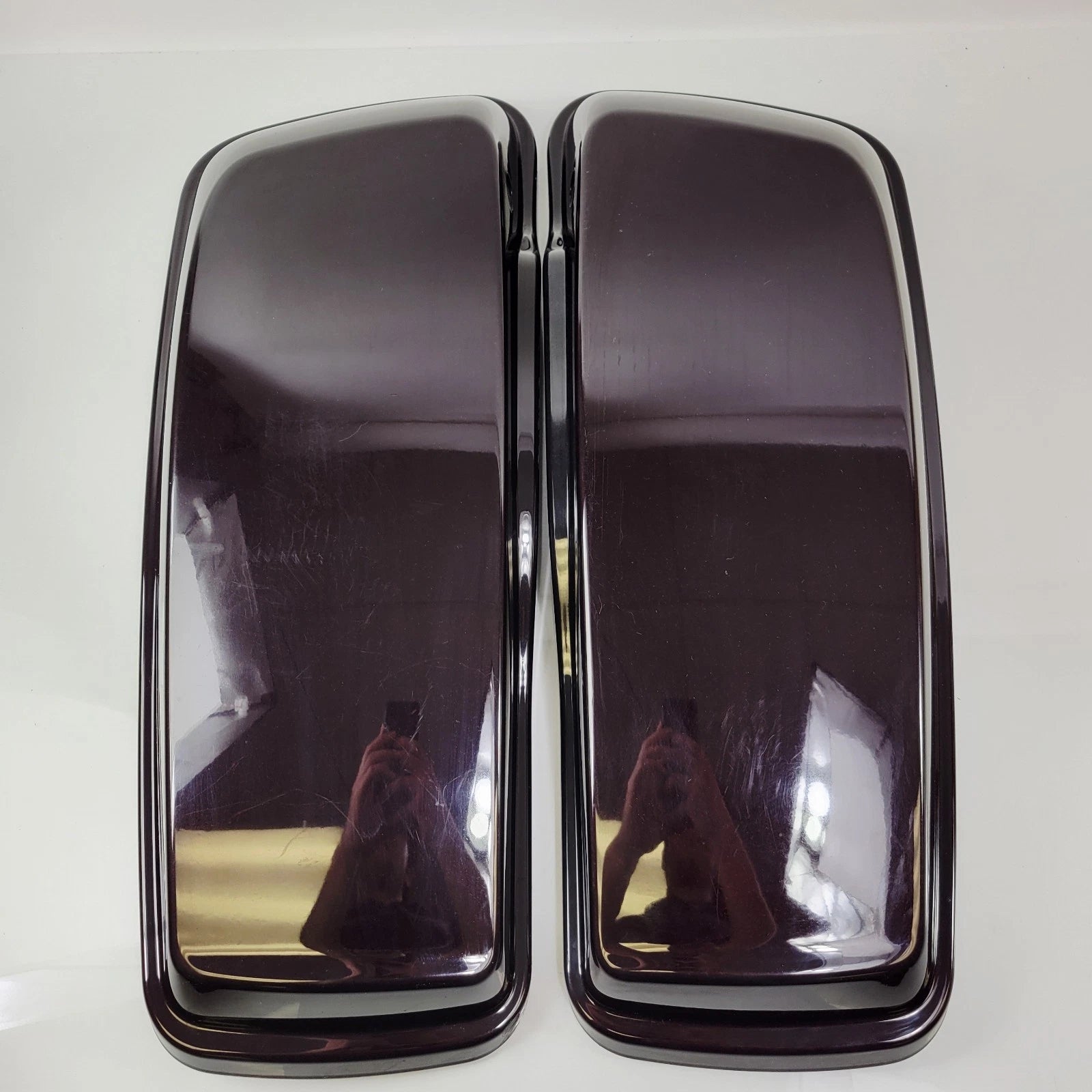 Saddlebag Lids for Harley-Davidson Touring Street Glide (2014–2023) - Twisted Cherry Red
