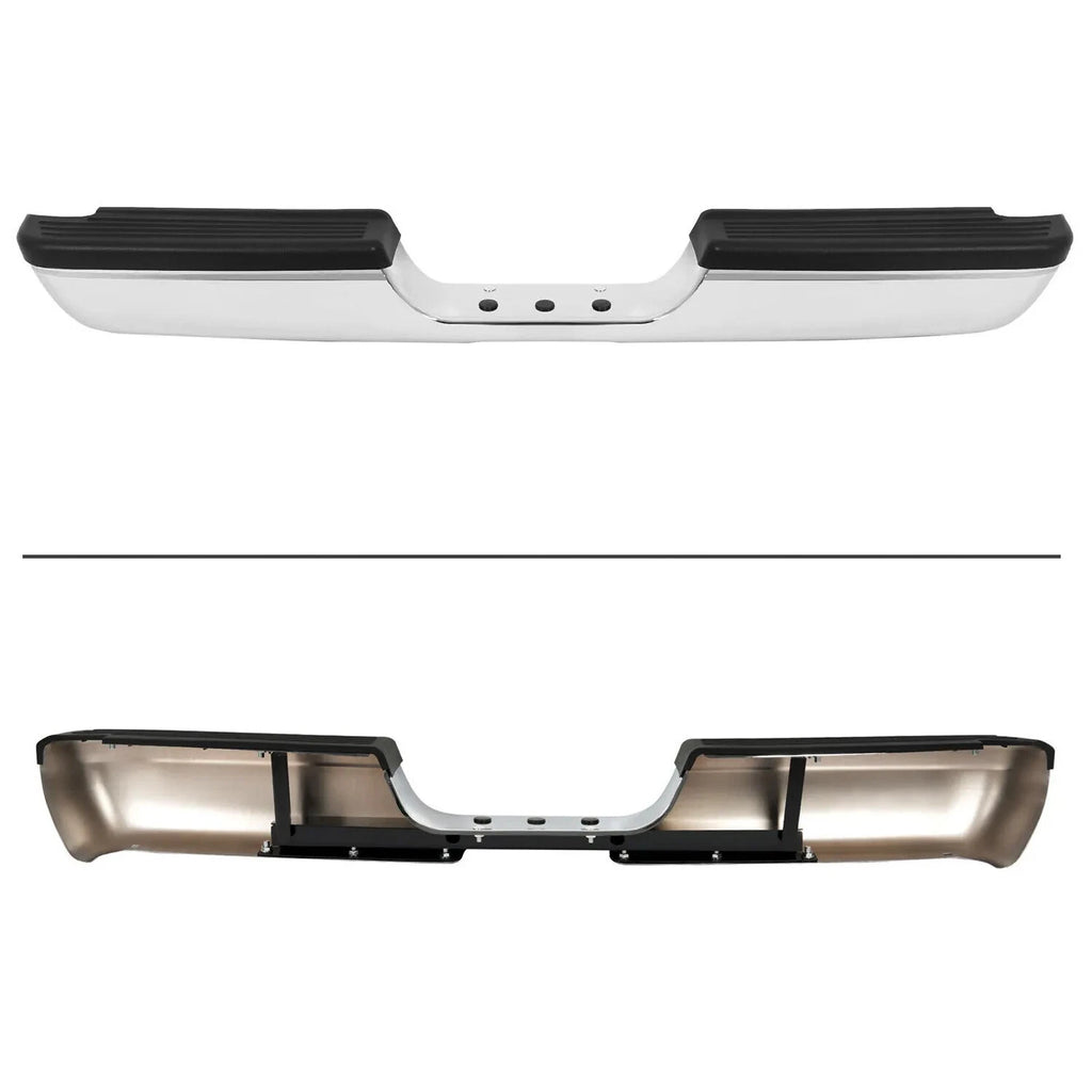 Chrome Rear Step Bumper Assembly for Dodge Ram 1500 2500 3500 (1994–2002)