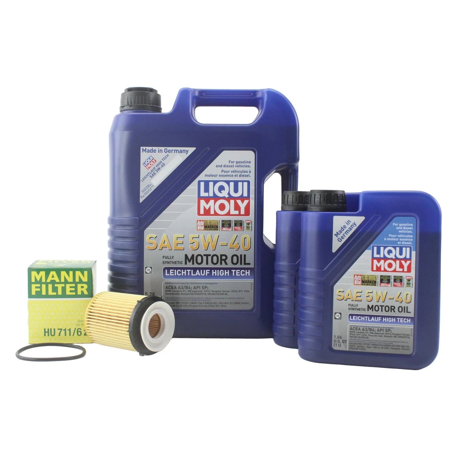 Oil Change Kit for Mercedes M274 (2015–2020) - 7L Liqui Moly 5W40