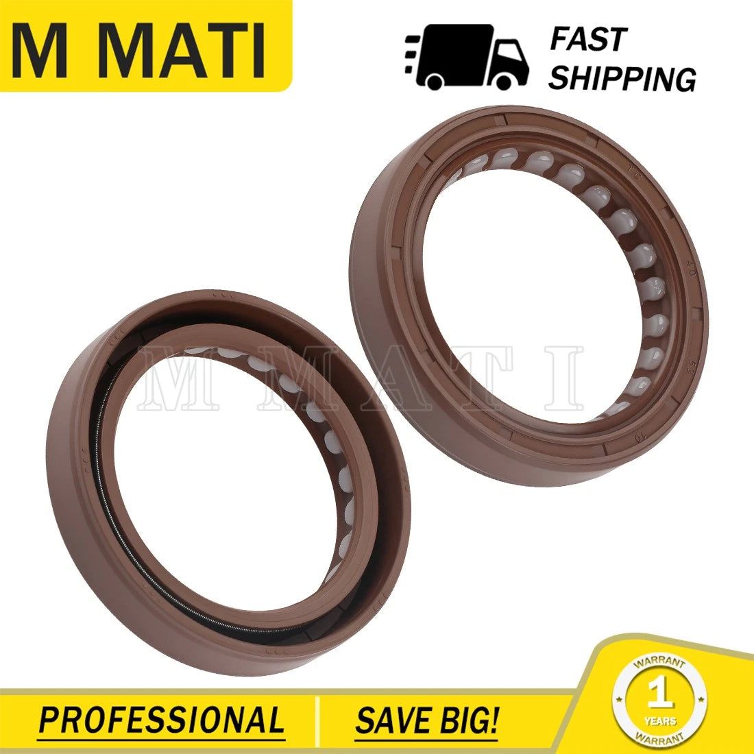 2 Crankshaft Seals for Polaris Ranger 900 1000 RZR RS1 Turbo XP 1000 900 (2013–2023)
