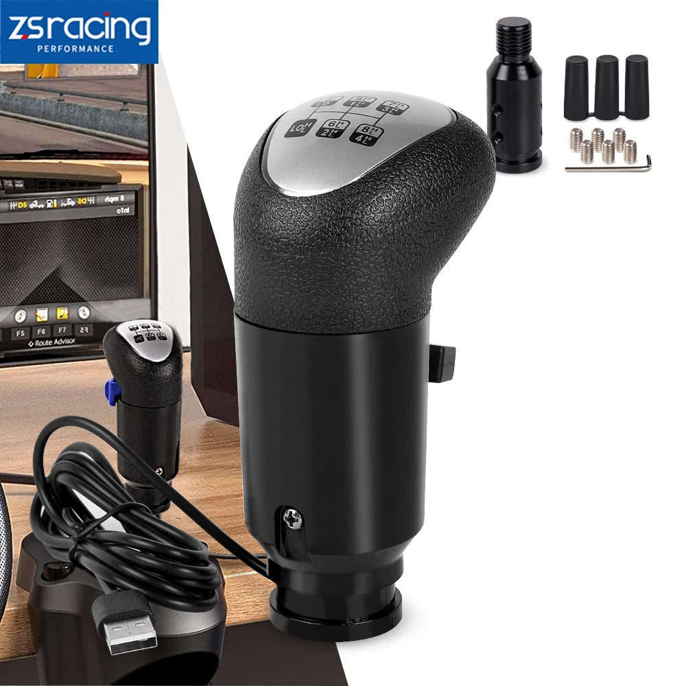 USB Shifter Knob for Logitech G27 G29 G920 Thrustmaster TH8A