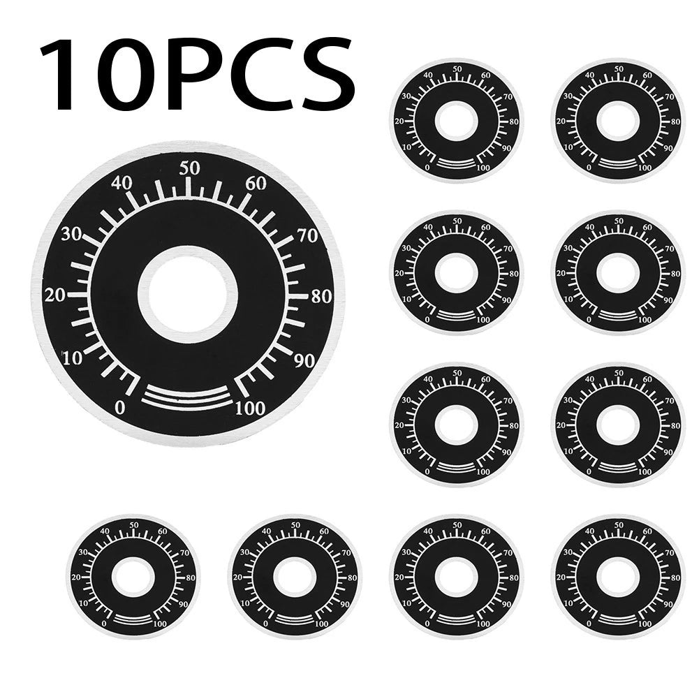 10 Pcs Potentiometer Knob for Digital Scale (WTH118, RV24YN, WX112, RV24 YN20S)