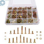 Hex Bolts and Nuts Kit for Automotive Applications (Various Sizes)