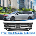 Front Upper Bumper Grille for Honda Odyssey (2011–2012) Chrome