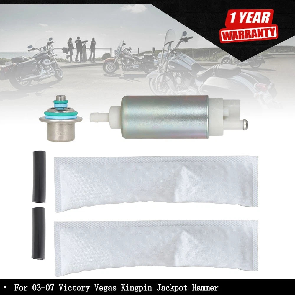 Fuel Pump with Regulator for Victory Vegas Kingpin Jackpot Hammer (2003–2007)