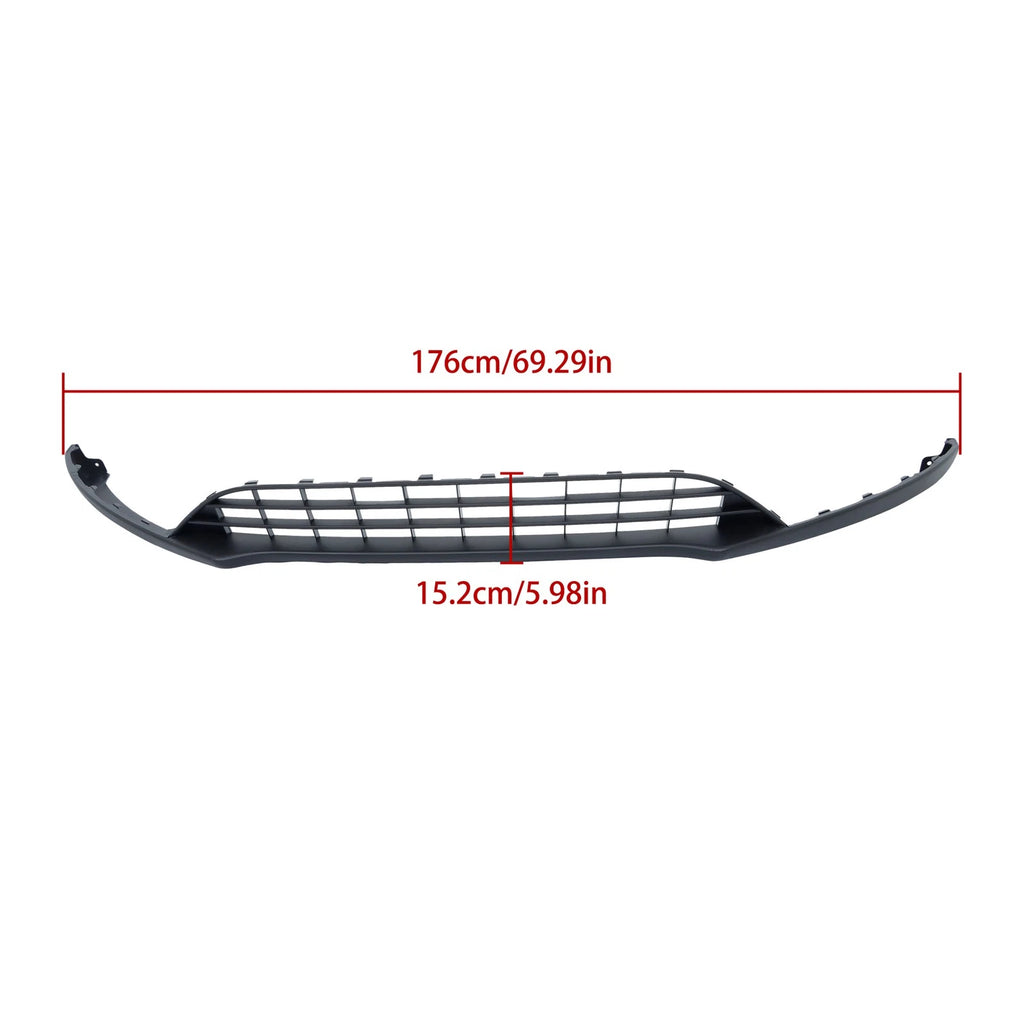 Front Upper Grille Replacement for Ford Focus (2015-2018) Black Plastic