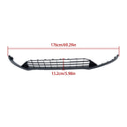 Front Upper Grille Replacement for Ford Focus (2015-2018) Black Plastic