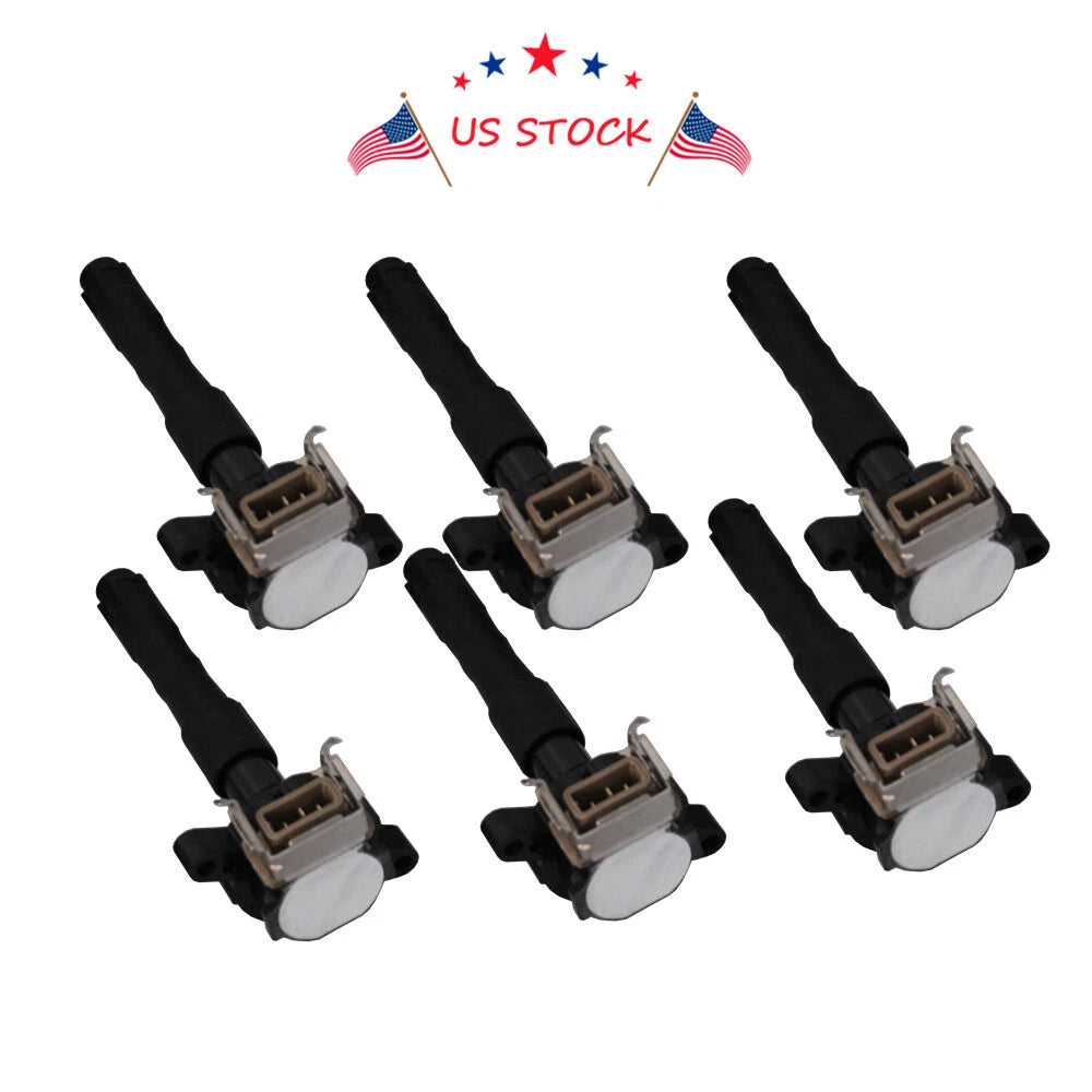 Set of 6 Ignition Coils for BMW E46 E39 X5 E36 (1998–2006)